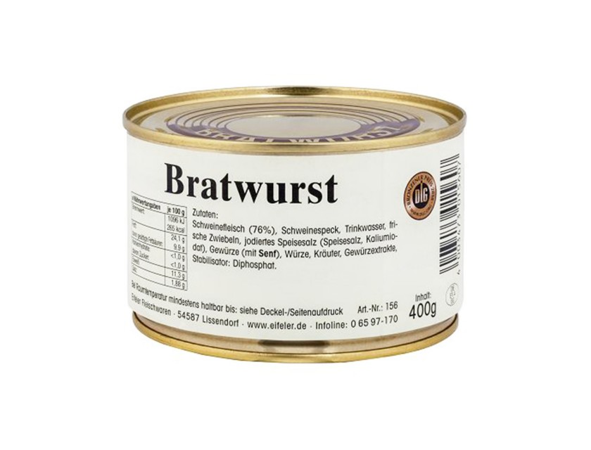 400g Bratwurst