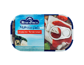 5x Makrelenfilet in pikanter Tomatensauce 120g