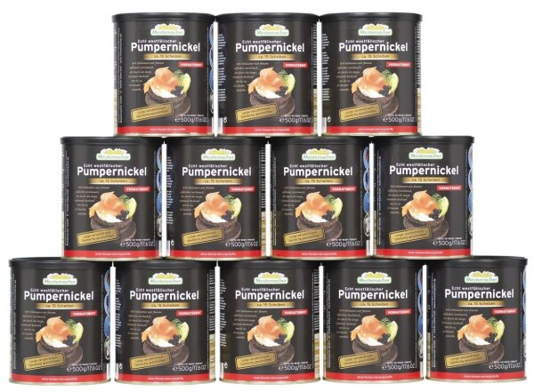 12x500g Pumpernickel Mestemacher