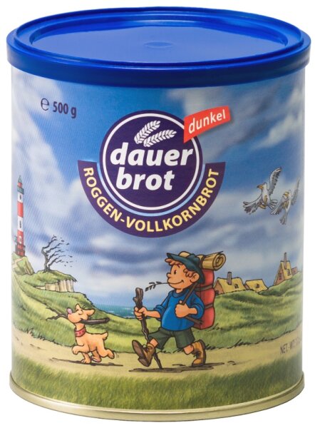 Roggenvollkornbrot dauerbrot  dunkel  500g