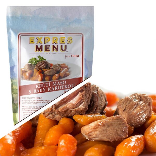 Truthahnfleisch mit Karotten 300g
