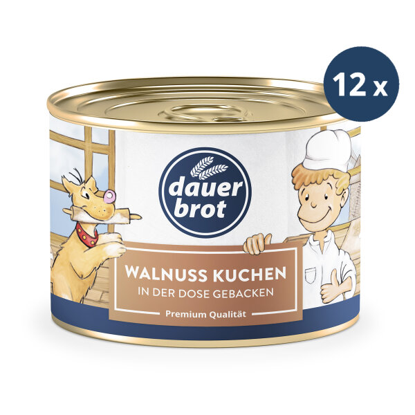 12x Walnuss Kuchen dauerbrot 200g