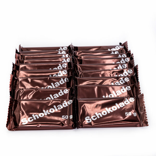 20 x 50 g orig. Bundeswehr Schokolade