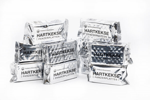 10 x 125g Hartkekse (Panzerplatten)